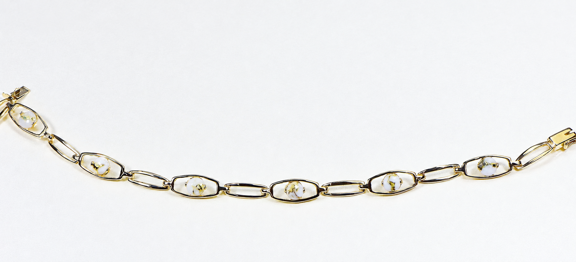 Gold Quartz Bracelet