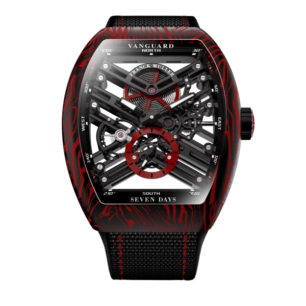 Franck Muller V 43 S6 SQT CARBONE AMS RG (NR)