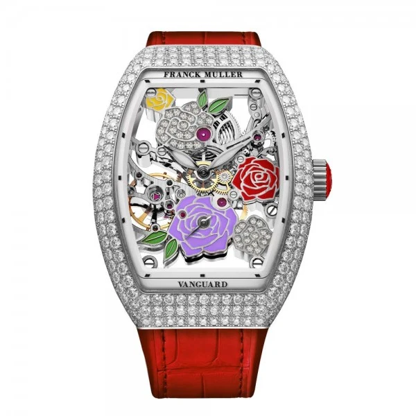 Franck Muller V 32 S6 SQT ROSE COL DRM D CD 2RO (RG) AC
