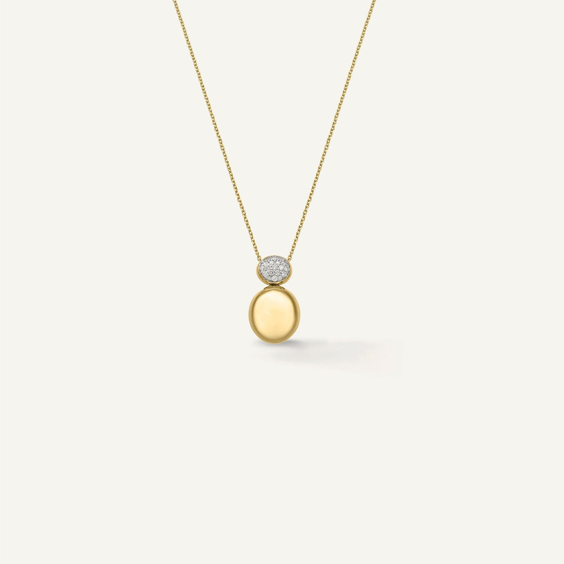 Chimento Gold necklace with diamonds — Yellow · White Diamond · One size
