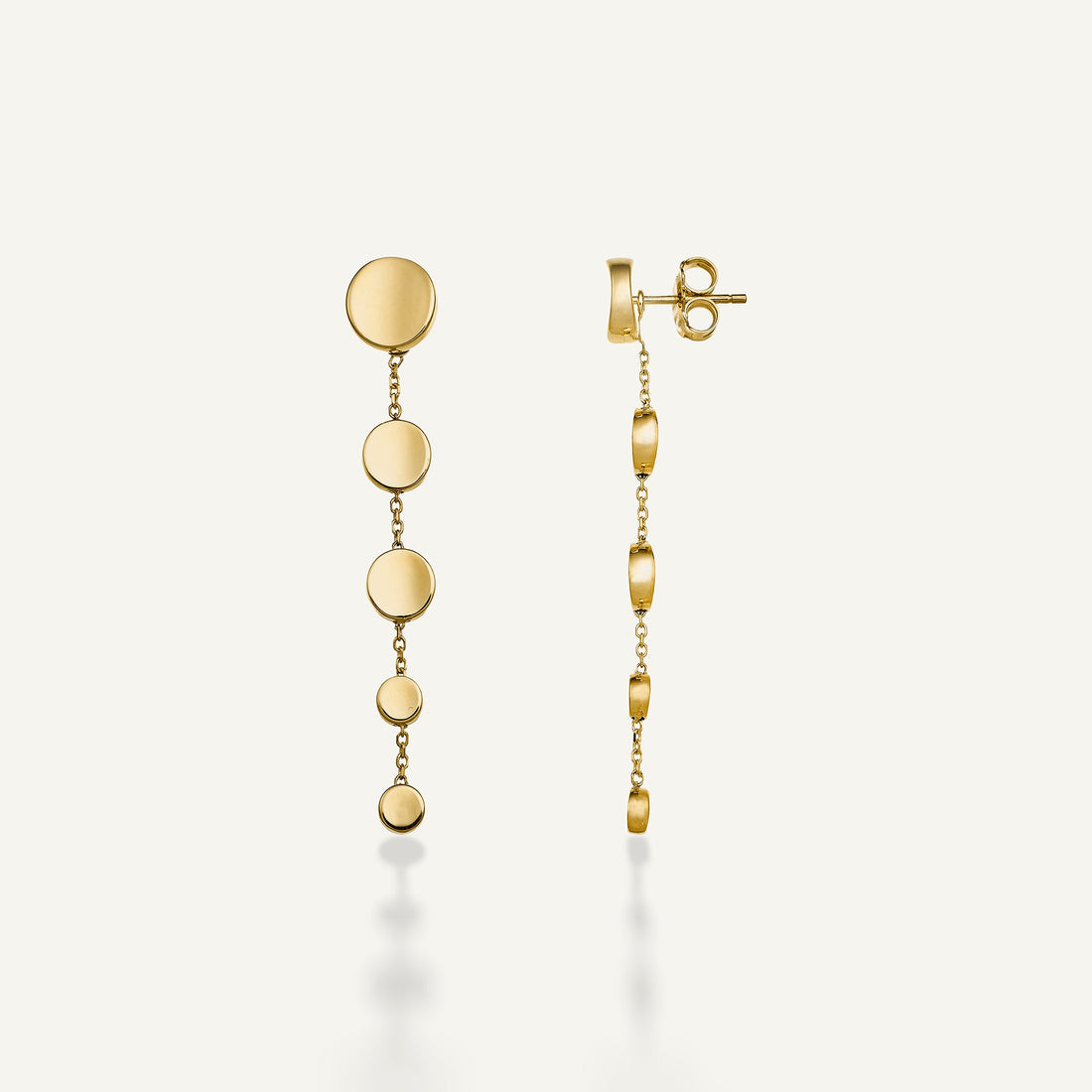 Chimento Gold earrings — Yellow · No stone · One size