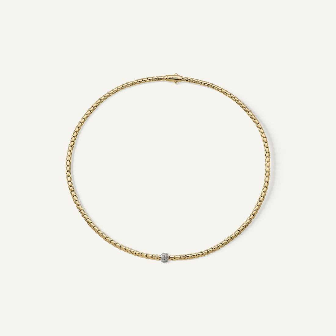 Chimento Gold necklace with diamonds — Yellow · White Diamond · One size