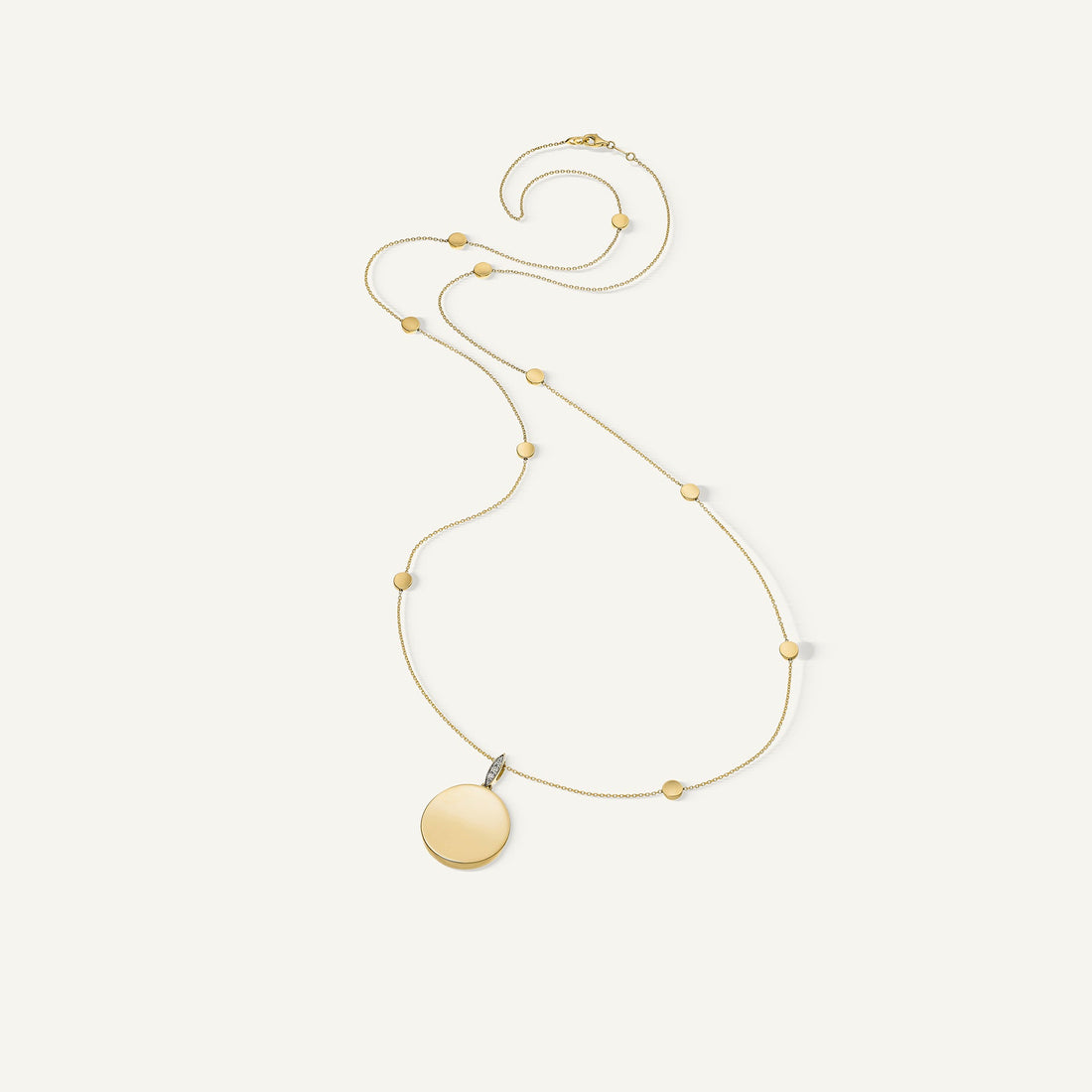 Chimento Gold necklace with diamonds — Yellow · White Diamond · One size