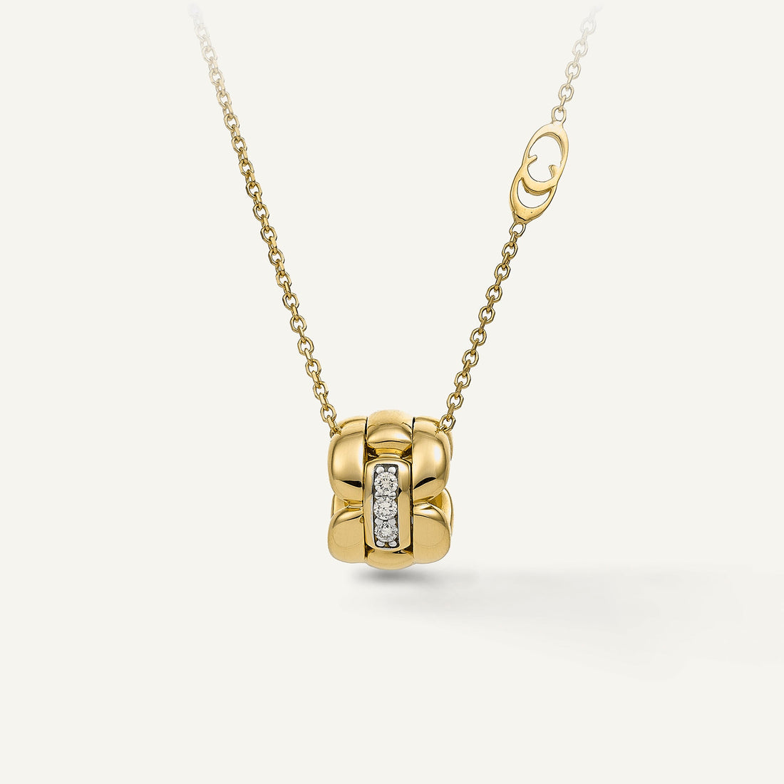 Chimento Gold necklace with diamonds — Yellow · White Diamond · One size