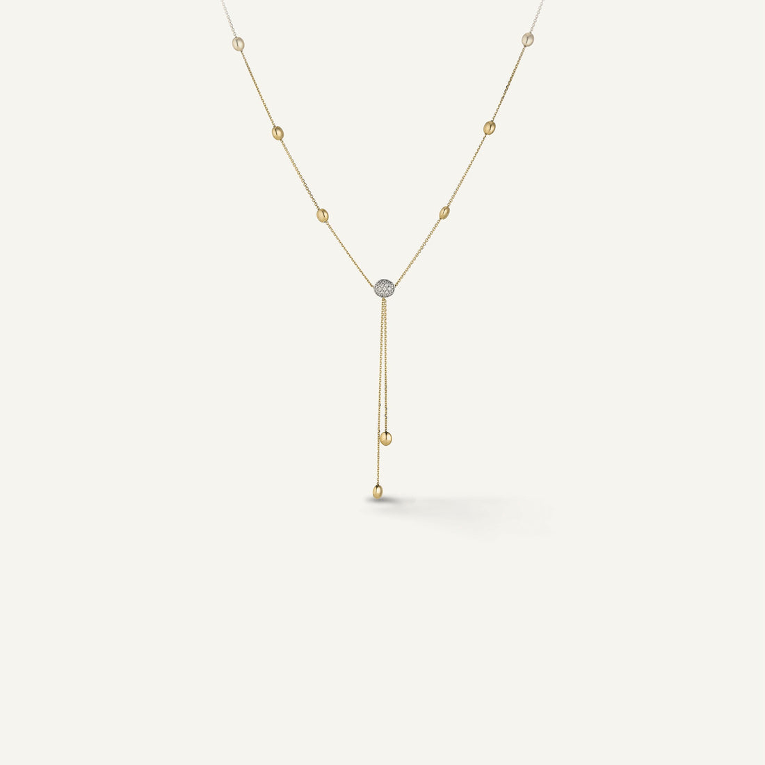 Chimento Gold necklace with diamonds — Yellow · White Diamond · One size