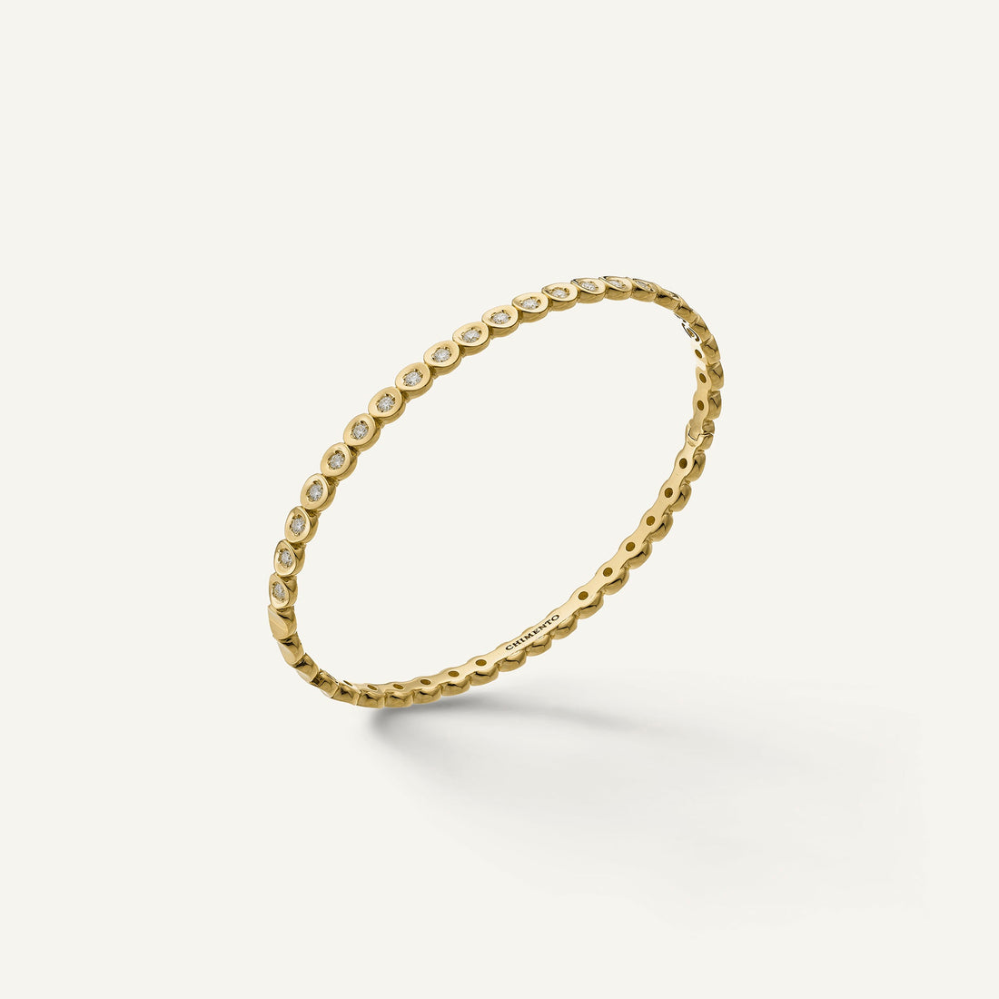 Chimento Gold bracelet with diamonds — Yellow · White Diamond · One size