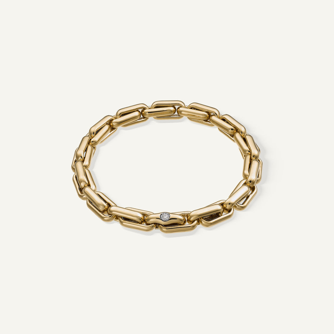 Chimento Gold bracelet with diamonds — Yellow · White Diamond · One size