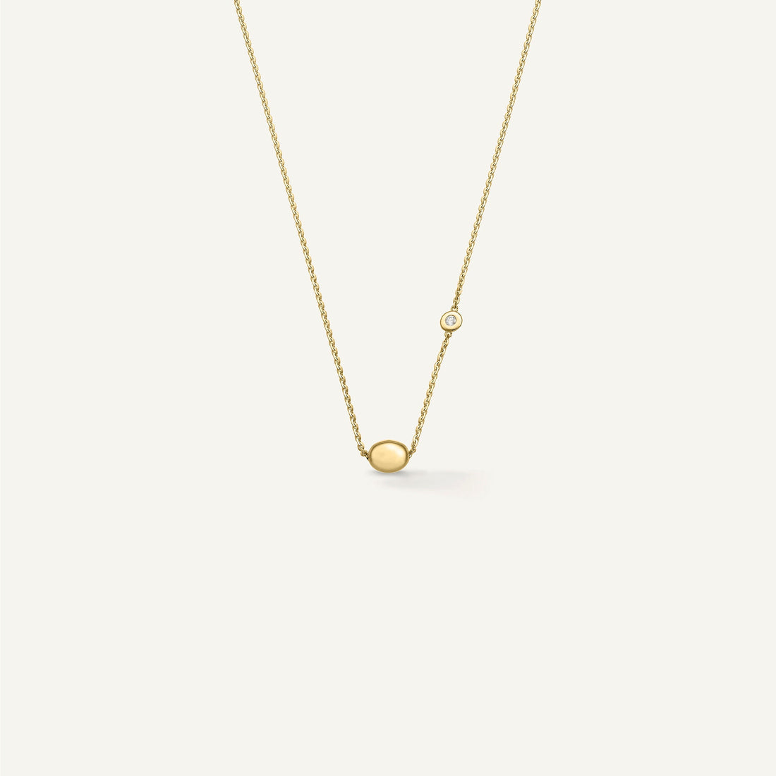 Chimento Gold necklace with diamonds — Yellow · White Diamond · One size