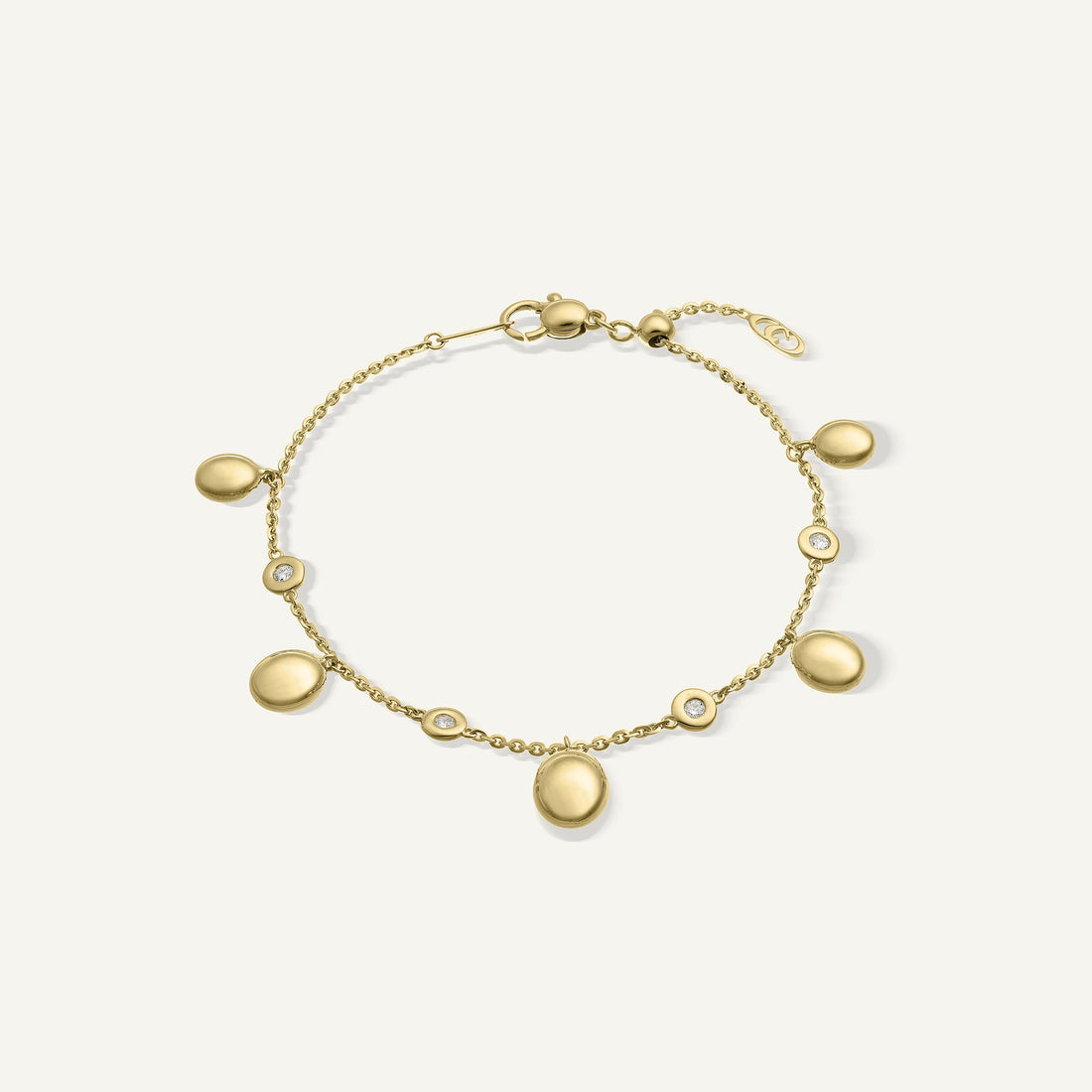 Chimento Gold bracelet with diamonds — Yellow · White Diamond · One size