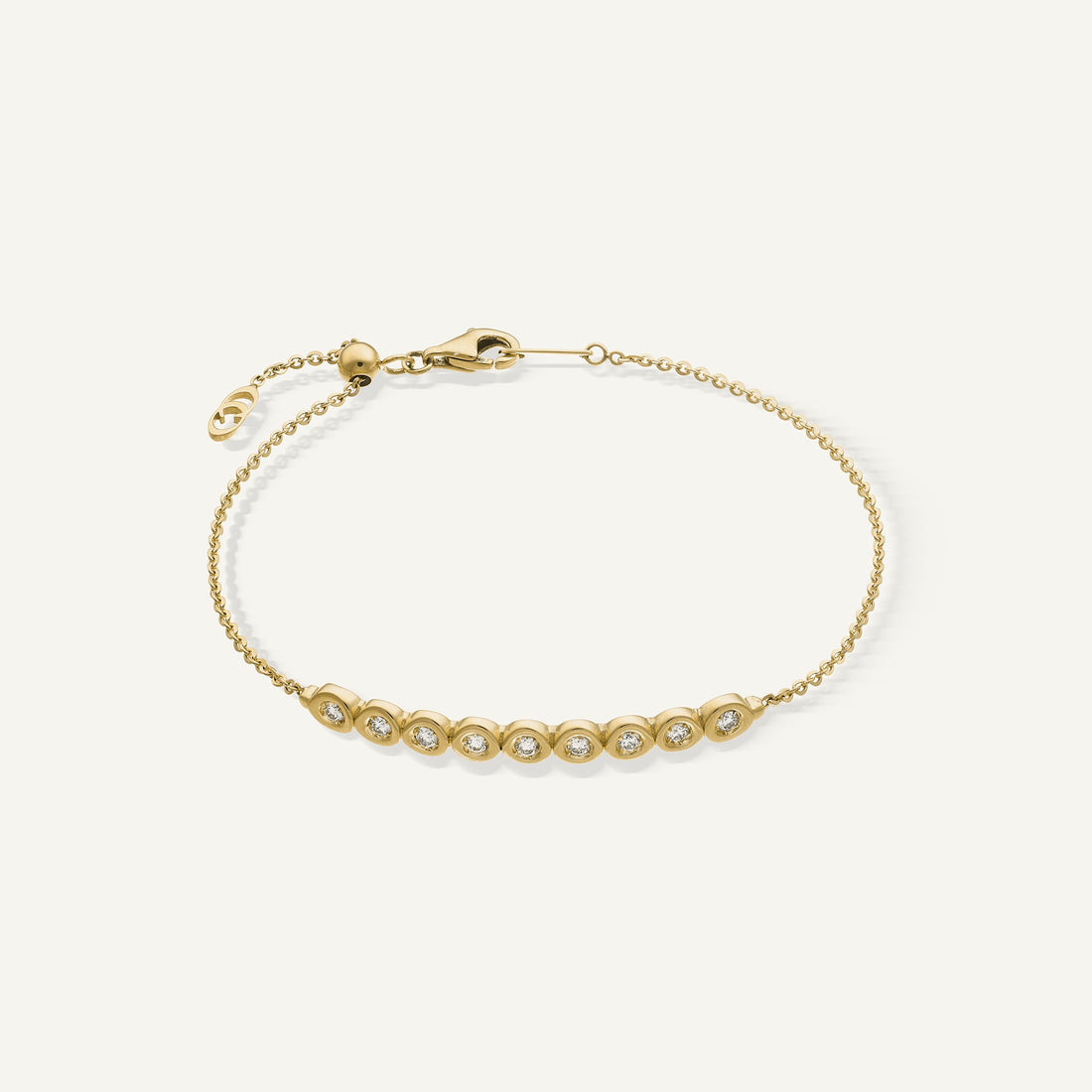 Chimento Gold bracelet with diamonds — Yellow · White Diamond · One size