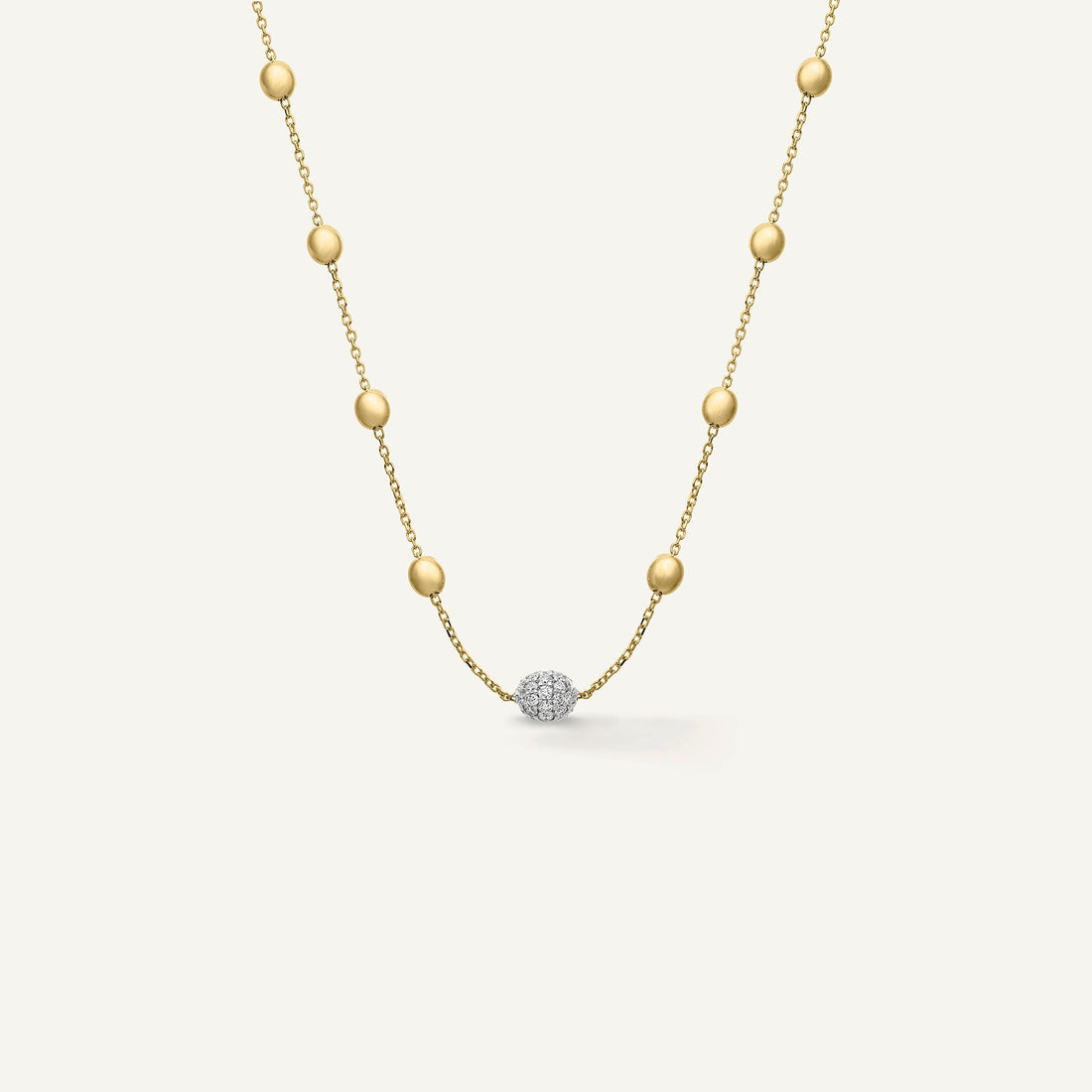 Chimento Gold necklace with diamonds — Yellow · White Diamond · One size