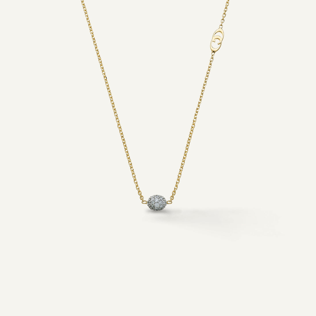 Chimento Gold necklace with diamonds — Yellow · White Diamond · One size