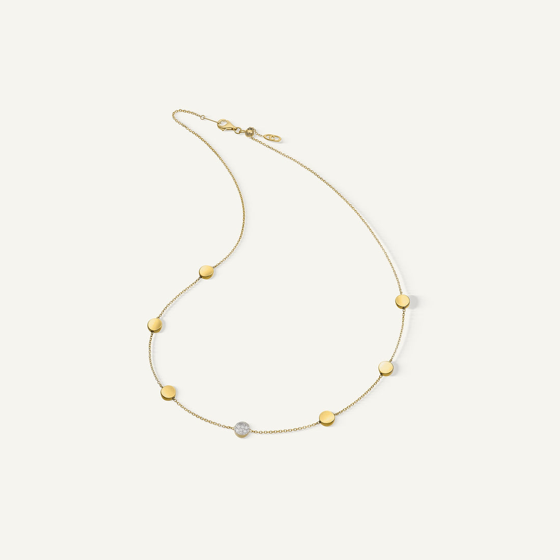 Chimento Gold necklace with diamonds — Yellow · White Diamond · One size