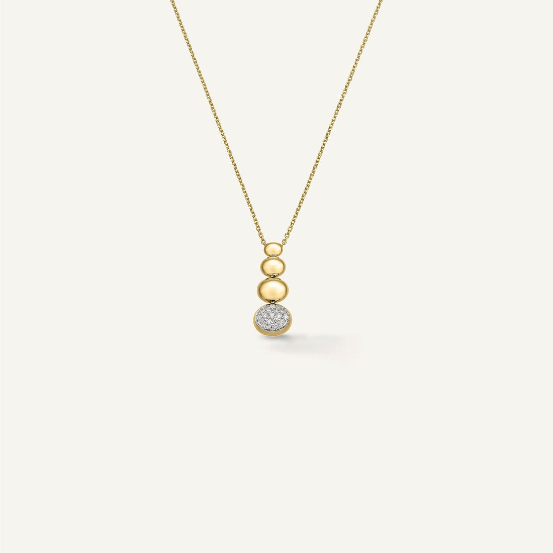 Chimento Gold necklace with diamonds — Yellow · White Diamond · One size