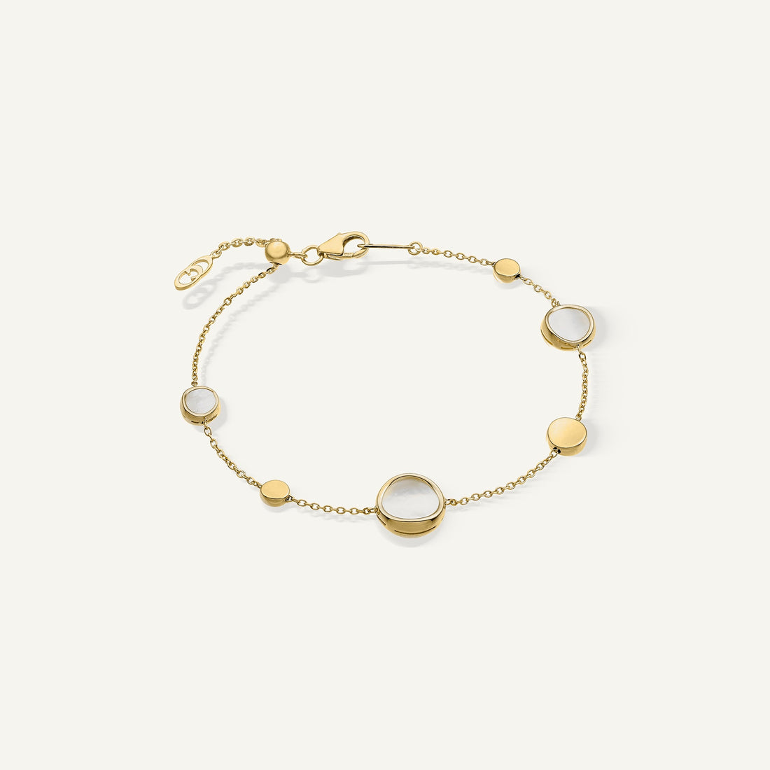 Chimento Gold bracelet with mother of pearl — Yellow · Mother of Pearl · One size