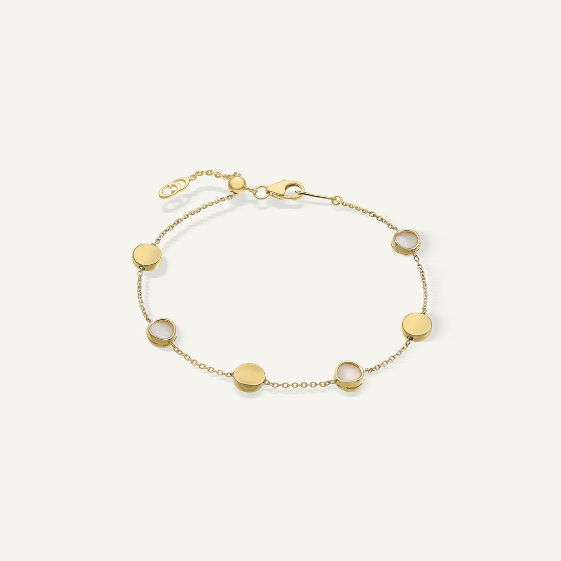 Chimento Gold bracelet with mother of pearl — Yellow · Mother of Pearl · One size