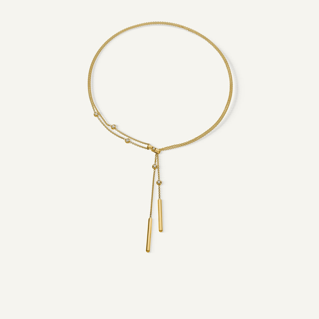 Chimento Gold necklace with diamonds — Yellow · White Diamond · One size